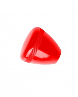 Poignée ronde Stella rouge - Le lot de 8
