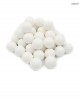 Balles de baby-foot blanches en plastique x50