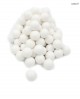 Balles de baby-foot blanches en plastique x100