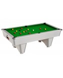 Table billard de café Domestic blanc