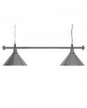 Luminaire de Billard Louxor - Chrome 2 globes