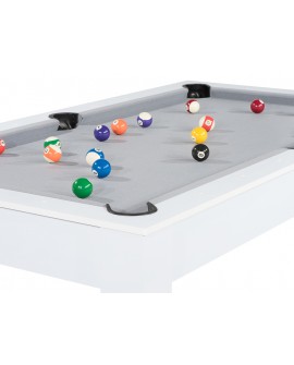 billard convertible blanc laqué Dubaï