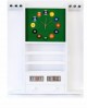 Porte-queues de billard horloge blanc