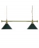 Luminaire 2 Globes louxor vert