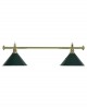 Luminaire 2 Globes louxor vert