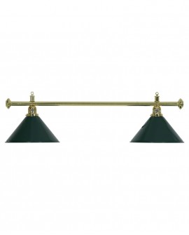 Luminaire 2 Globes louxor vert