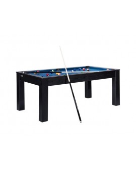 Table billard convertible 6ft Dubaï noir bleu