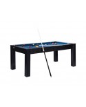 Table billard convertible 6ft Dubaï noir bleu