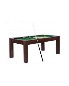 Table billard convertible Delhi wengé vert