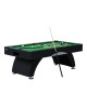 Table billard 7ft Dallas noir tapis vert