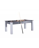 Table billard convertible 6ft Dubaï carbone gris