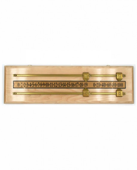 Compteur De Score Manuel Portable - 4 Chiffres, Matériau PP - Pour Billard, Snooker, Tennis De Table, Badminton, Sports En Famille