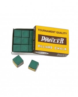 Craies de Billard Vertes PIONEER - 12 craies