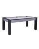 Table billard convertible 6ft Delhi gris et noir