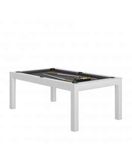 Table billard convertible René Pierre Charme Blanc