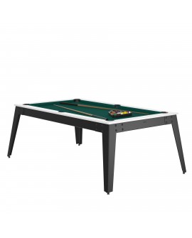 Table billard convertible René Pierre Steel Blanc