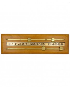 Compteur de points de billard Chêne