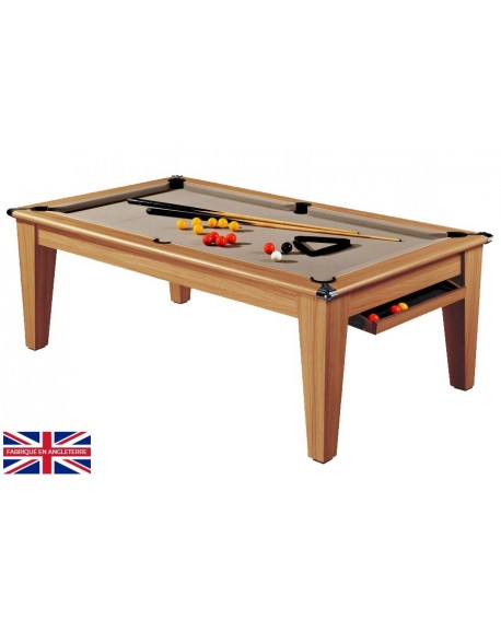 Table billard convertible York Chataignier