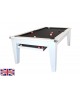 Table billard convertible York Blanc