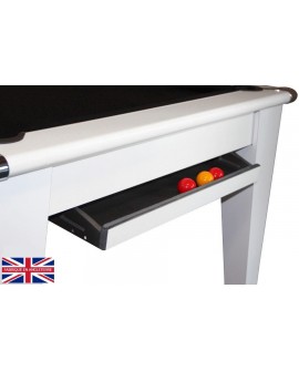 Table billard convertible York Blanc