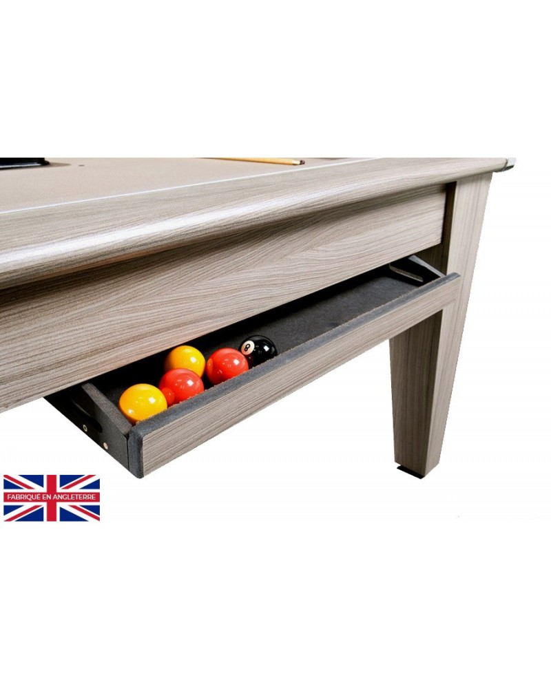 Billard table LIVEA - convertible en table à manger- Eurobillards