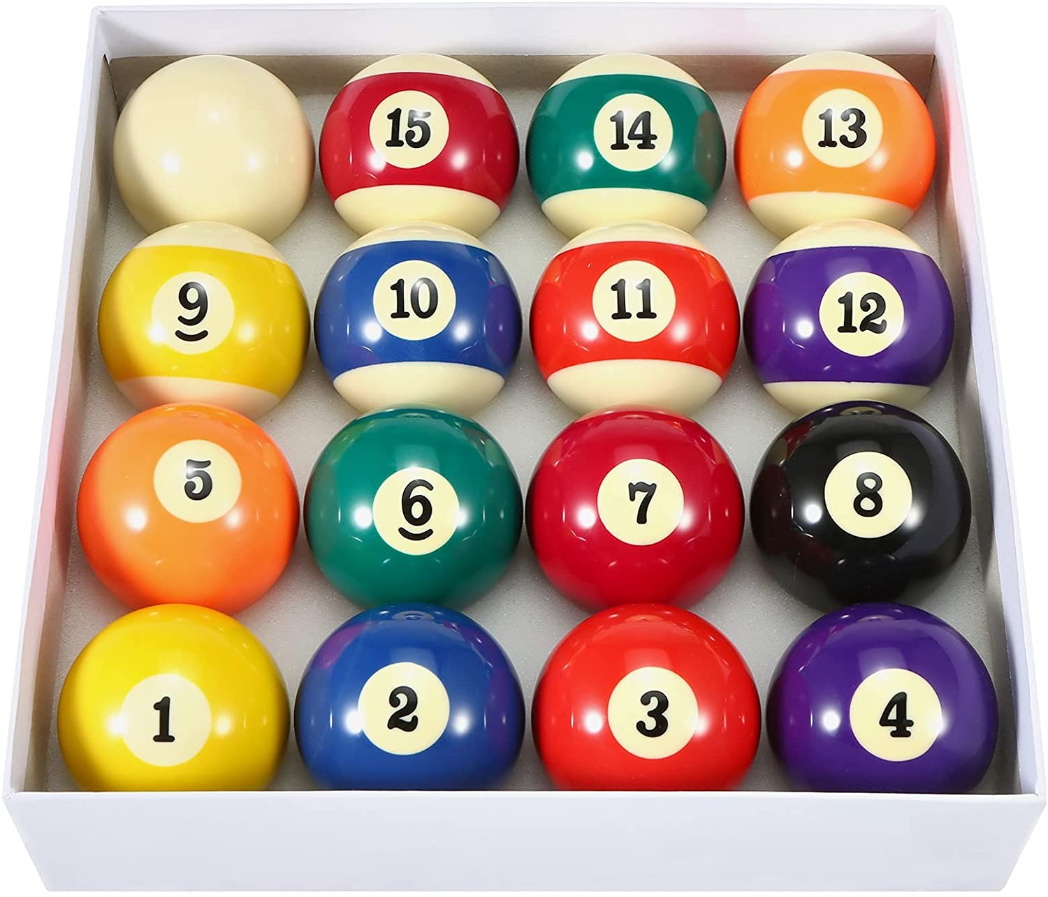 Jeu De Boules De Billard Américain – Complet, Vintage, Années Passées