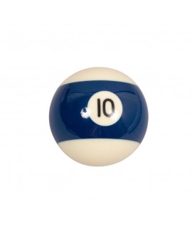 Bille bleue n°10 pour billard Américain