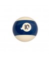 Bille bleue n°10 pour billard Américain