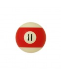 Bille rouge n°11 pour billard Américain