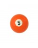 Bille orange n°5 pour billard Américain