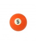 Bille orange n°5 pour billard Américain