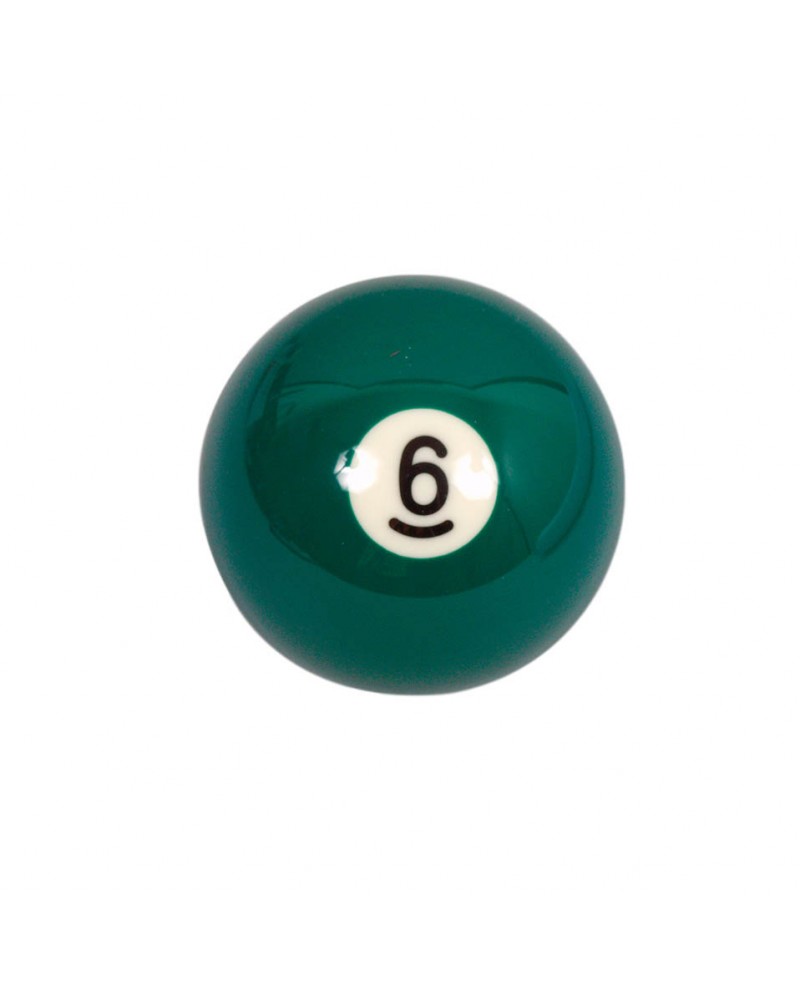 Bille verte n°6 pour billard Américain Pas Cher ! Accessoires Billard - Boule  billard, bille billard