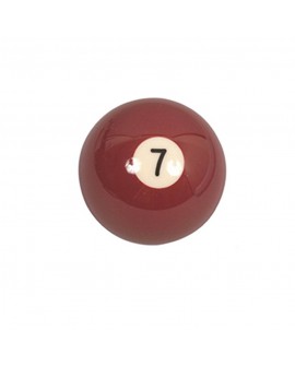 Bille bordeaux n°7 pour billard Américain