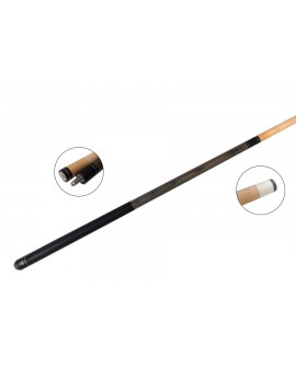 Queue de billard Américain avec grip - 145 cm 530 g Érable massif