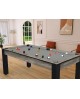 Table billard convertible 7ft Louxor industriel 