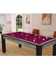 Table billard convertible 7ft Louxor industriel 