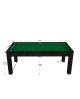 Table billard convertible 7ft Louxor noir vert