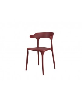 Chaise Gabriel Rouge ergonomique - Lot de 4