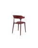Chaise Gabriel Rouge ergonomique - Lot de 4