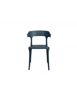 Chaise Gabriel Bleu ergonomique - Lot de 4