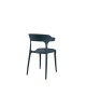 Chaise Gabriel Bleu ergonomique - Lot de 4