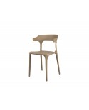 Chaise Gabriel Beige ergonomique - Lot de 4