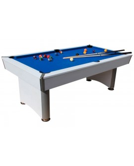 Table billard Américain 7ft Crosby blanc