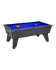 Table billard de café Omega Onyx tapis bleu