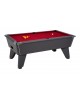 Table billard de café Omega Onyx tapis rouge