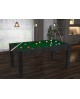 Table billard convertible 6ft Dubaï noir tapis vert