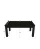 Petit billard convertible table noir