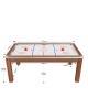  Air Hockey 7ft convertible en table à manger hêtre