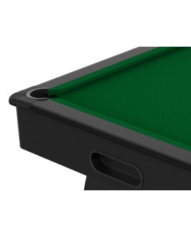 Table billard 7ft Dallas noir tapis vert