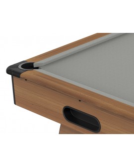 Table billard 7ft Dallas hêtre tapis gris